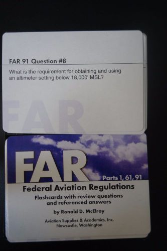 Asa pilot far regulation parts 1,61, 91 flashcards asa-cards-far-3