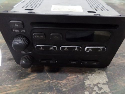 00 01 02 chevrolet cavalier a/v equipment am-fm-stereo-cd player