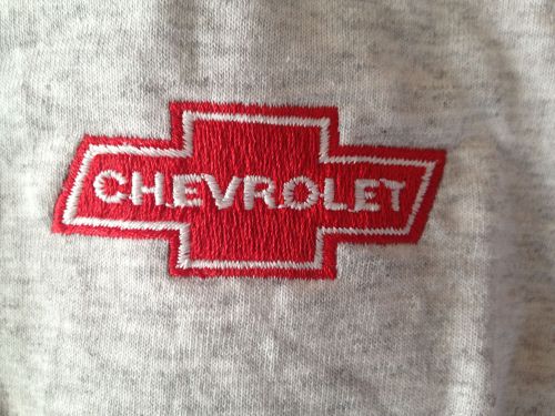 Chevrolet custom embroidered small 50% cotton 50% polyester youth t-shirt new