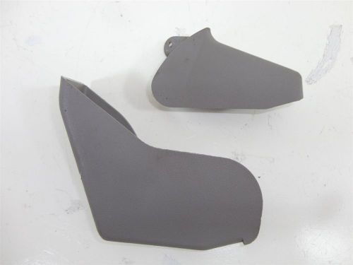 97 t-bird passenger manual seat hinge-edge trim plastic cover gray 97