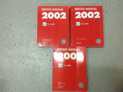 Corvette service manual  2002 nice