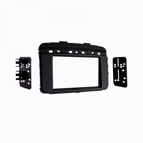 Metra 95-7366b 2016-up fits kia sorrento iso double ddin dash install kit -black