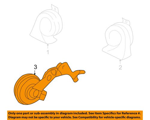 Lexus toyota oem 01-05 is300 anti-theft-horn 8651053011