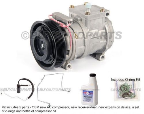 New air conditioning compressor kit - genuine oem ac compressor &amp; clutch + more