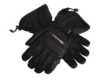 Katahdin vertex leather glove black/black