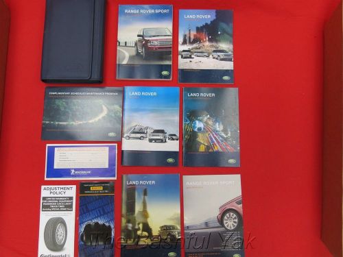 2007 land rover range rover owners manual with case