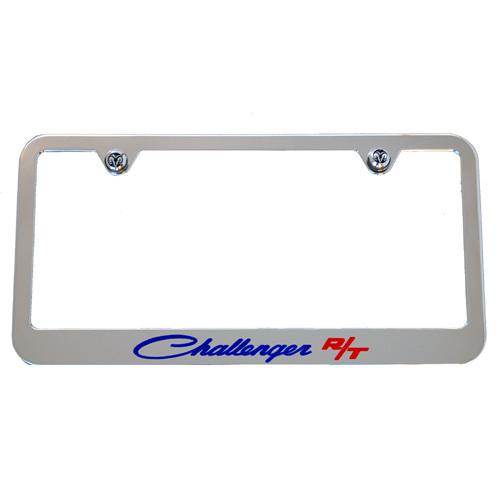 2010 2011 2012 dodge challenger r/t classic license plate frame blue