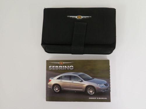 2007 chrysler sebring owners manual guide book