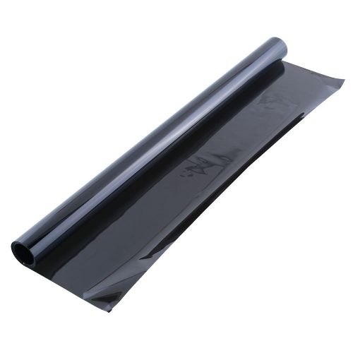 Dark smoke black auto car window tint tinting 15% vlt film 600x50cm roll