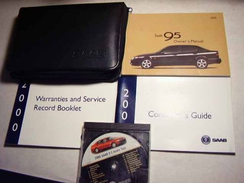 2000 saab 9.5 owners manual good free shipping 8898-69