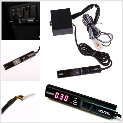 New 12v red led display vehicles off-road turbo timer na black pen control kits