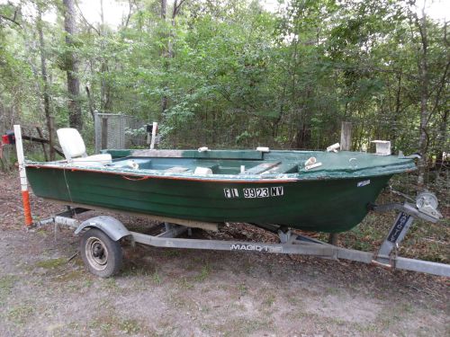 14 ft boat with trailer v-hull