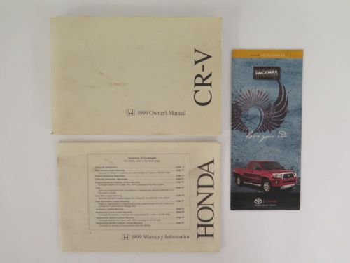 1999 honda cr-v owners manual guide book