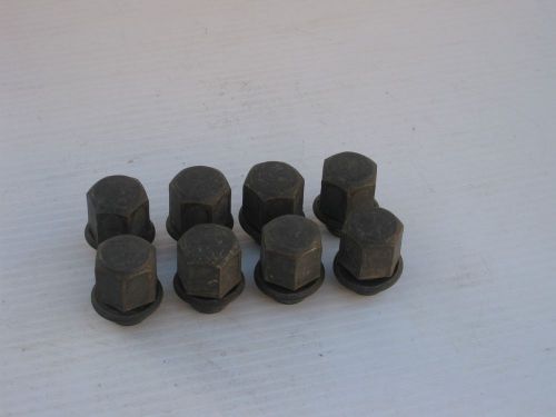 1985-1991 jaguar xj 6 / vanden plas / xjs wheel domed lug nut  (8)  oem