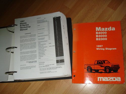 1997 mazda b-series truck workshop manual &amp; wiring diagrams manual