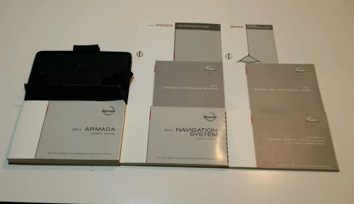 2011 nissan armada w/ navigation system user owners manual platinum limited oem