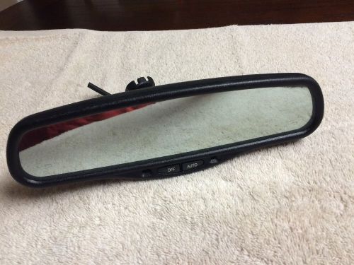 2001 2002 2003 nissan maxima rear view mirror w/auto dimming &amp; pigtail  oem