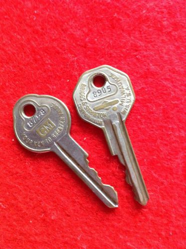 Gm vintage numbered briggs &amp; stratton keys