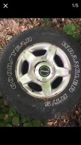 98-07 ford explorer limited oem 16&#034; alloy rims wheels &amp; center caps ranger