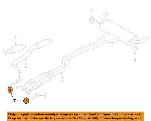 Ford oem exhaust-mount bracket insulator f2gz5f262a