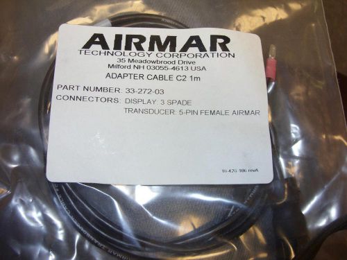 Airmar 33-272-03 transducer adapter cable c2 mix and match 3 spade f/ ray