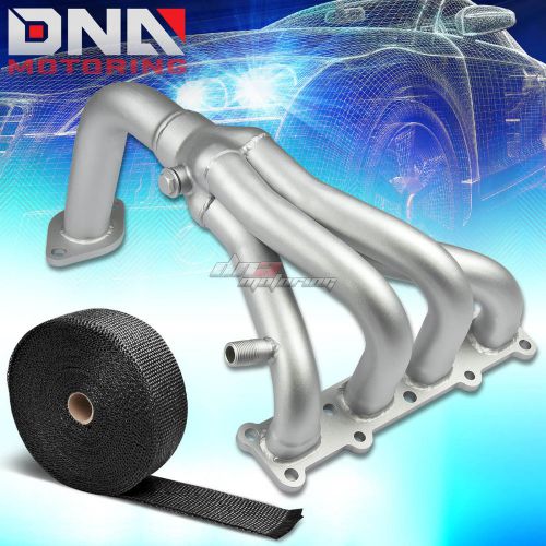 4-1 stainless ceramic racing manifold header for mazda bj protege/5+heat wrap