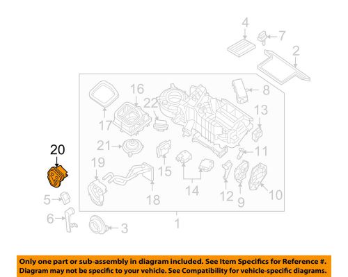 Suzuki oem 09-12 equator evaporator heater-bracket seal 9541782z00