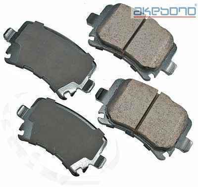 Akebono eur1348 brake pad or shoe, rear-euro ultra premium ceramic pads