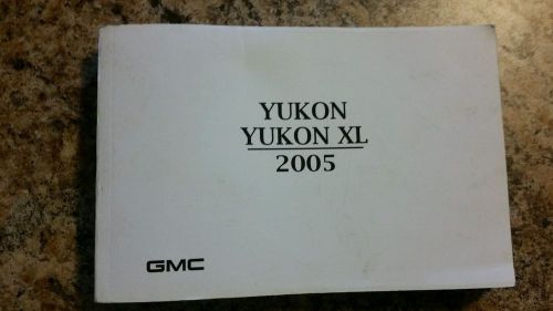 2005 yukon/yukon xl owner&#039;s manual