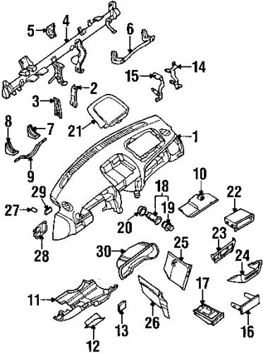 Nissan 280385m000 genuine oem mount bracket