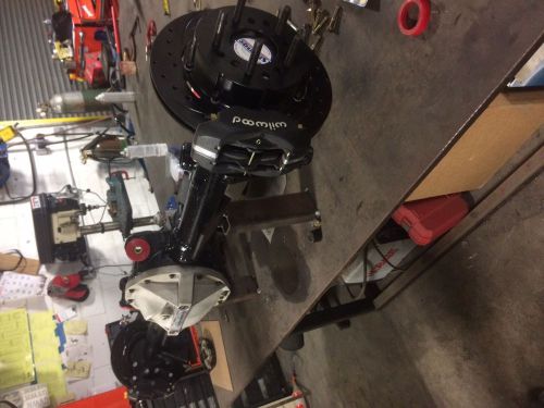 Chevy 12 bolt rear end, spool 430 richmond gears, strange axle, wilwood brakes