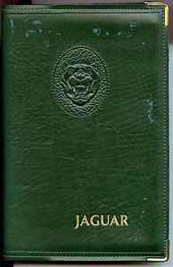 Owners manuals in leather folio,  jaguar xj6 1990-1991