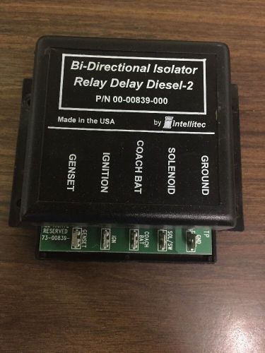 Intellitec bi-directional isolator relay delay diesel-2 00-00839-000 rv