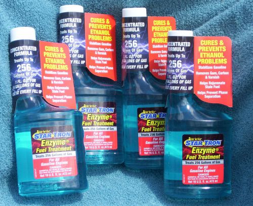 Four! 16oz bottles star tron 093016 enzyme fuel treatment additive