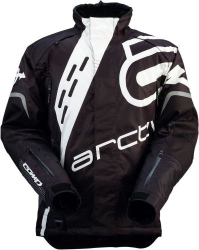 Arctiva 3120-1393 jacket s6 comp blk/wht lg