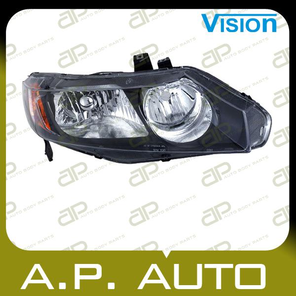 Head light lamp assembly 06-11 honda civic hybrid right rh sedan dx ex gx lx si