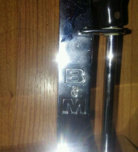 Vintage b &amp; m inline automatic shifter in nice working condition knob &amp; stick