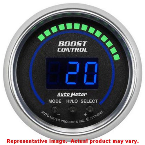 Auto meter 6181 cobalt series boost controller gauge bright anodized 2-1/16&#034; (5
