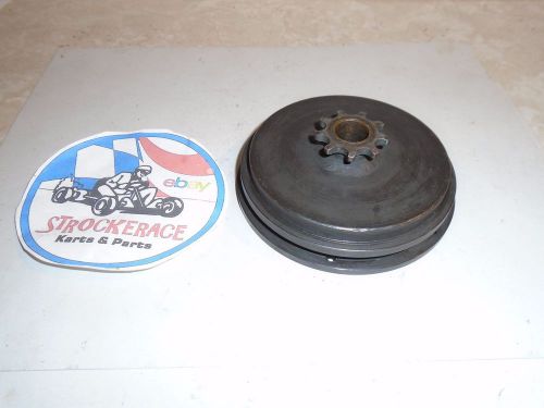 Vintage racing go kart burco oil clutch drum 9 tooth 35 chain cart part