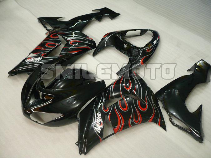 Fairing for kawasaki 2006 2007 06 07 zx-10r zx10r plastics injection kit aaf