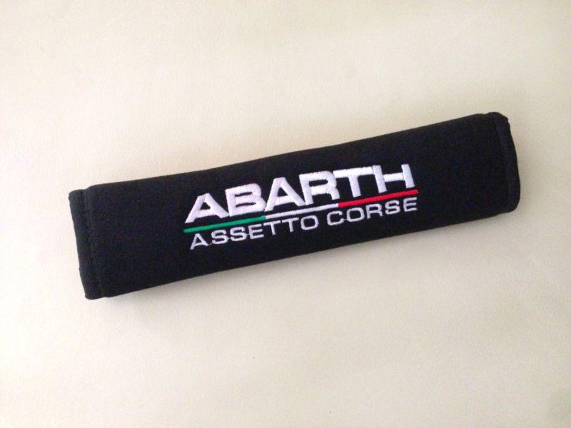 Fiat 500 abarth assetto corse seat belt shoulder pad fits abarth, turbo 500l pop