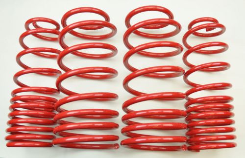 Toyota celica 00-05 1.4&#034; drop red suspension lowering springs kit