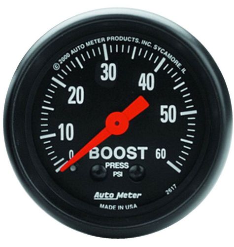 Autometer 2617 z-series mechanical boost gauge