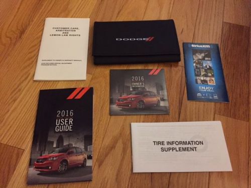 2016 dodge grand caravan owners manual set with free shipping