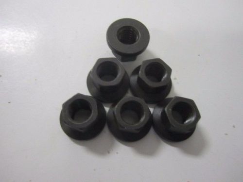 6 brand new arp 426 hemi supercharger manifold mounting nuts 3/8&#034; flanged coarse