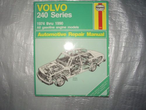 1974-1994 volvo 240 haynes service repair manual workshop all gasoline models