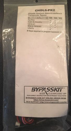 Bypasskit for chrysler door lock alarm/interface&amp;transponder bypass