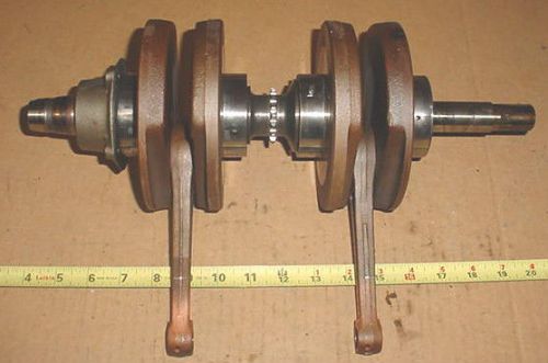 Honda 600 coupe sedan crankshaft rods bearings assy used z600 n600 engine crank-