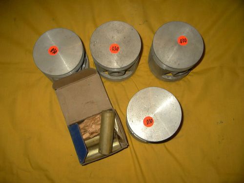 Ford model a 1928-1934  piston set .030 / pins .005  nos ford usa vintage