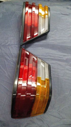 Mercedes w124 pair euro tail light rear lenses ruckleuchte